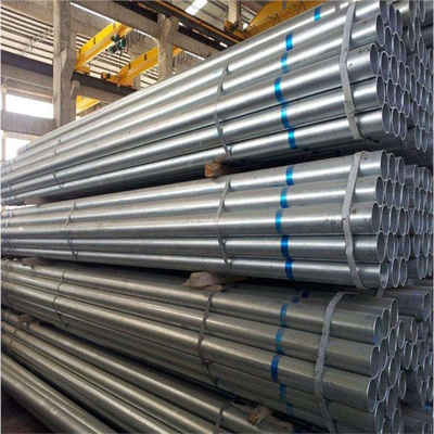 DC52D Z80 galvanizó las tuberías de acero que 108m m OD 3m m cubren con cinc color revestido de la astilla