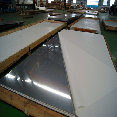 Plata blanca 1000*2000mm SS 304 de hoja estándar Superficie de 4 mm placa de acero inoxidable