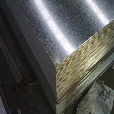 Las hojas de acero galvanizadas sumergidas calientes DX53D Z100 de AISI 0.8m m galvanizaron la placa de acero