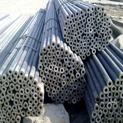 Tubo grueso negro inconsútil brillante de la tubería de acero 57m m OD 9m m AISI del SUS de Q345B