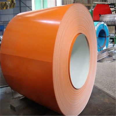 El color cubrió anchura sumergida caliente de acero galvanizada prepintada de la bobina PPGI 5m m 1500m m
