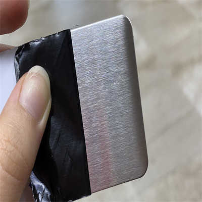 EN Ss304 Hoja de acero inoxidable de color línea de cabello de metal acabado 0,8 mm laminado en frío 1000 * 2000 mm