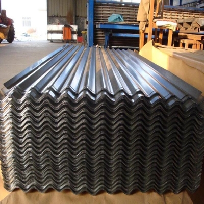 DC51D galvanizó el panel de pared acanalado de acero de las hojas grueso de 1250 * de 2500m m 1m m