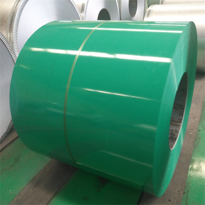 AISI DC51D prepintó color sumergido caliente de acero galvanizado de la bobina PPGI cubrió la anchura de 3m m 80m m