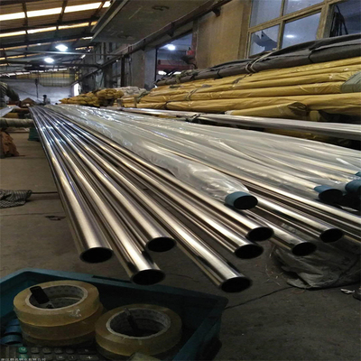 Alrededor de 304 tuberías de acero inoxidables pulió 8K la pulgada 1.6m m de la superficie el 1/2 modificado para requisitos particulares
