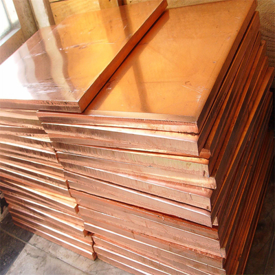 Tp1 Hoja de placa de cobre 0,7 mm 0,8 mm espesor Rojo Gb/T 5231-2001 99,5%