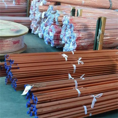 TP1 TP2 Tubo de cobre sin costura 33 mm OD 4,5 mm espesor de pared