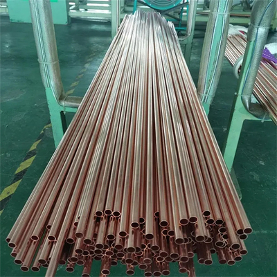 T1 Tubo de cobre sin costura Astm Estándar 21 mm Diámetro 3 mm espesor