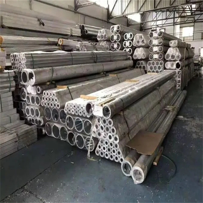 Tubo de aluminio 6063 sin costura 80mm Od 6mm espesor Asma Color de corte