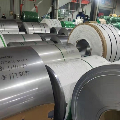 ASTM 316Ti No1 Superficie bobinas de acero inoxidable Construcción de inodoros antideslizante 1,5 mm espesor 1425 mm anchura Embalaje personalizado