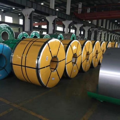 ASTM 316Ti No1 Superficie bobinas de acero inoxidable Construcción de inodoros antideslizante 1,5 mm espesor 1425 mm anchura Embalaje personalizado