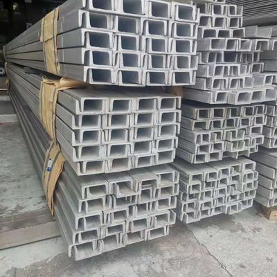 316 12# Secciones estructurales de acero inoxidable U Beam laminado en frío 5.5x53x120