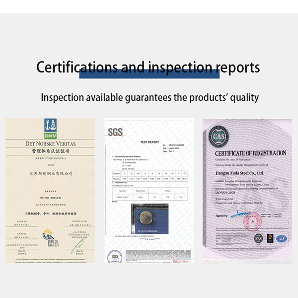 Jiangsu Xuda Steel Industry Co., LTD Control de Calidad